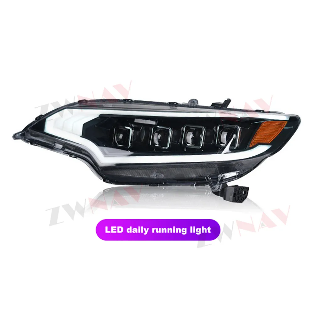 For Honda FIT Jazz 2013 2014 2015 2016 - 2020  LED Headlight High Beam Light Front Lamp Quality Retrofit Assemby Night Accessory