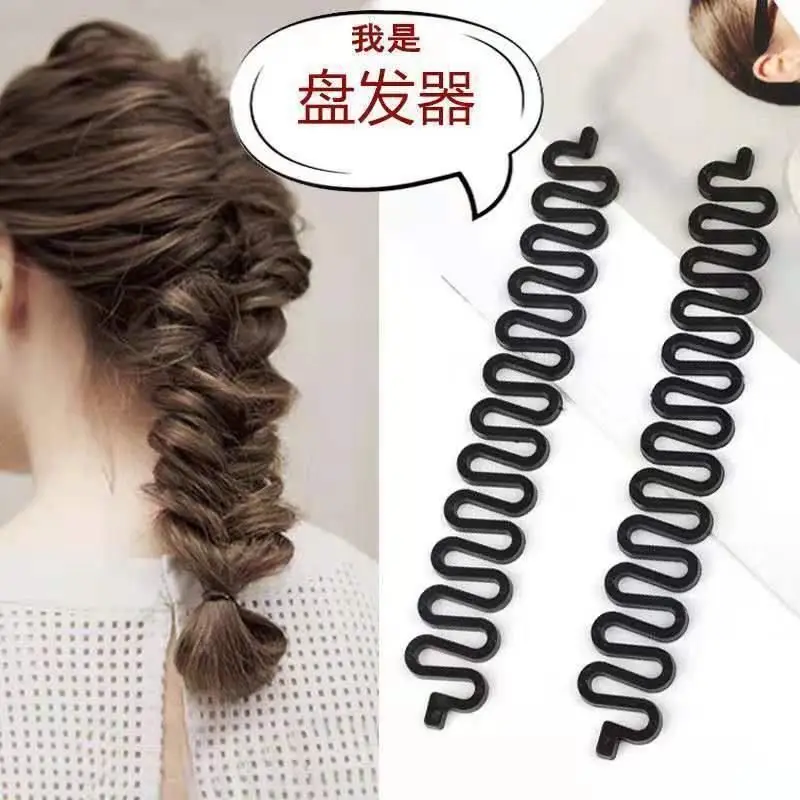 New Type Of Fishbone Braid Hair Braiding Tool With Coiled Hair, An Adult Automatic Hair Braiding And Tying Tool, A Centipede