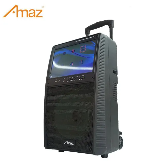 outdoor stage karaoke player loudspeaker box with rechargeable battery