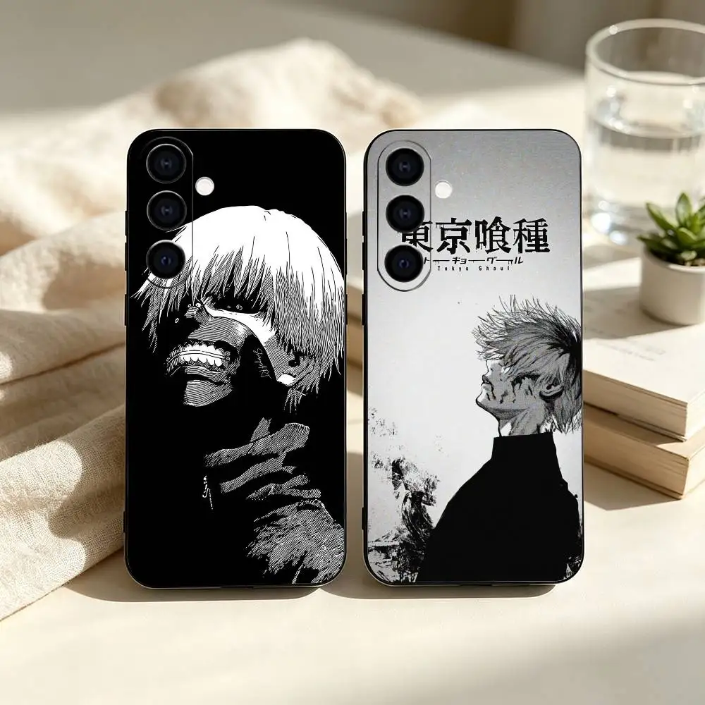 Anime T-Tokyo Ghouls  Black Soft Silicone Shockproof Case For Samsung A70/A71/A51/A52/A53 & Other Models