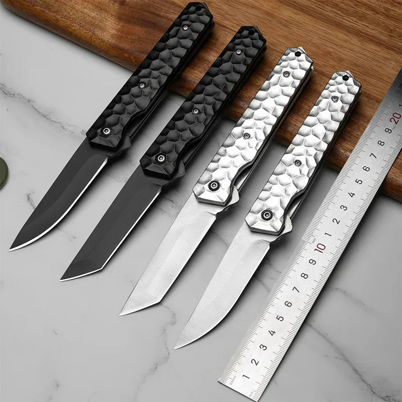 Hot Sale Stainless Steel Folding Knife Self Defense Survival Camping Tactical Outdoor Pocket Hunting  Knives EDC Pocket knives