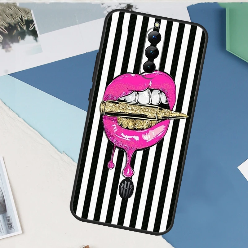 Sexy Lips KISS For Nubia Red Magic 10 Pro Plus 6 7 8 9 Pro 6S 7S 6R 5G Case For RedMagic 8S 9S Pro Plus - view 2