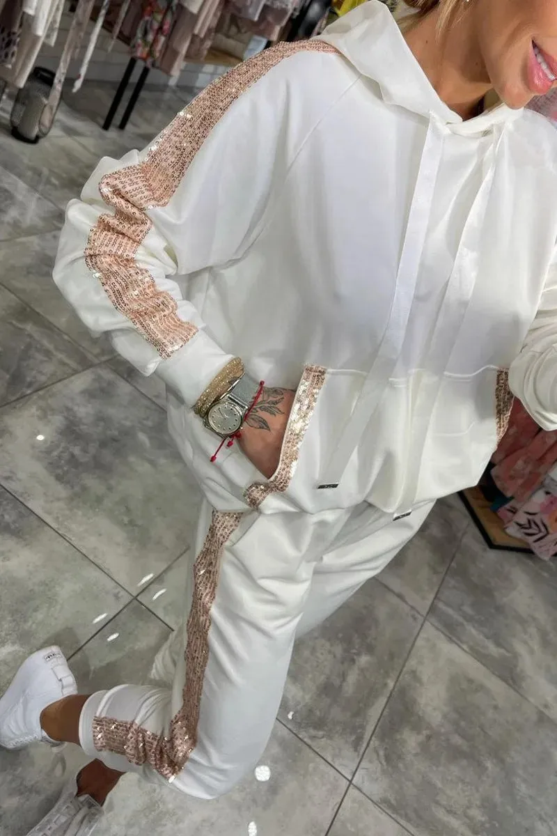 

Autumn Casual Printed 2 Piece Outfit Women Fashion Sport Two Piece Set Long Sleeve T Shirt Tops Pants Suit Women Tracksuit Sets