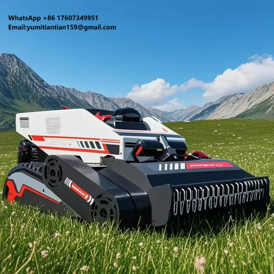 

Agricultural Remote Control Slope Automatic Robot Lawn Mower Machine