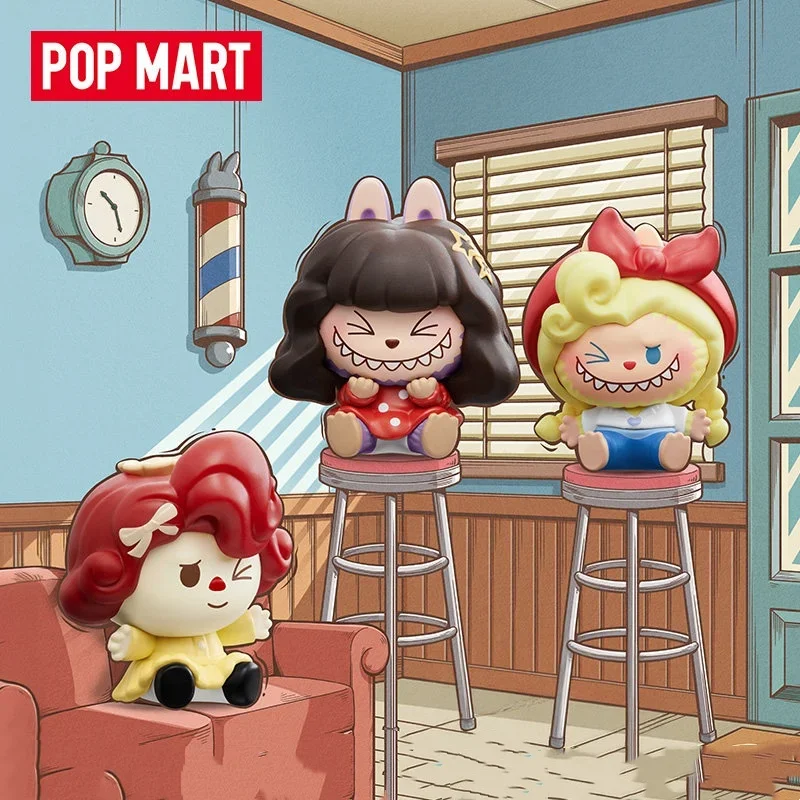popmart-pop-bean-labubu-the-monsters-hair-salon-caixa-surpresa-boneco-misterioso-figura-de-anime-fofa-brinquedo-presente