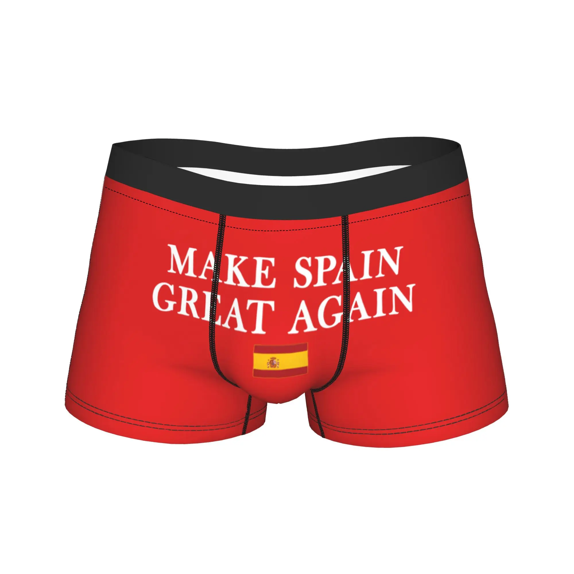 Funny Make Spain Great Again  Merch Boxers Briefs Novelty Underwear  Boxer Shorts Gag Gifts For Man