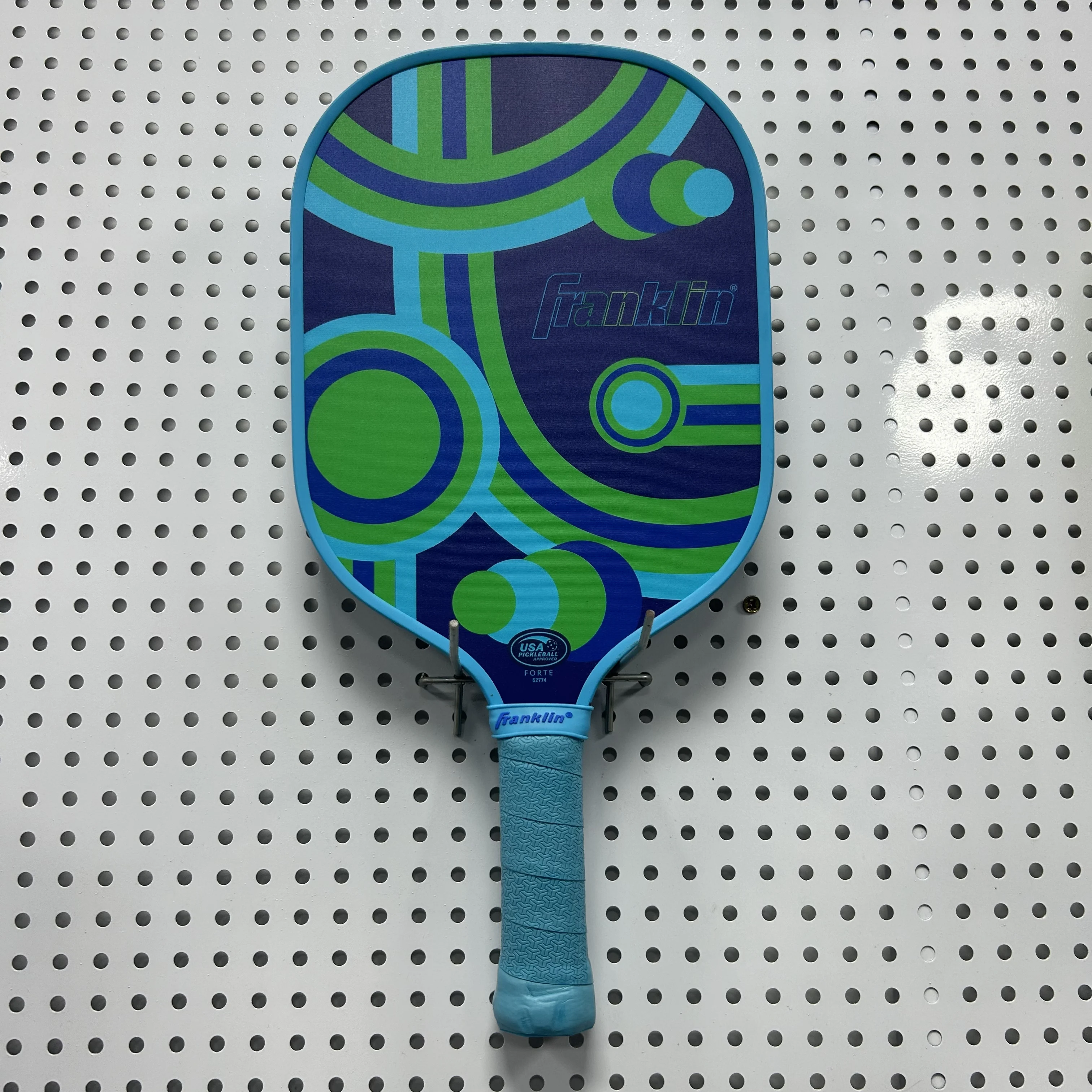 

New Custom Fiberglass Blue Bubble Series Children's Recreational Sports Pickleball Paddle