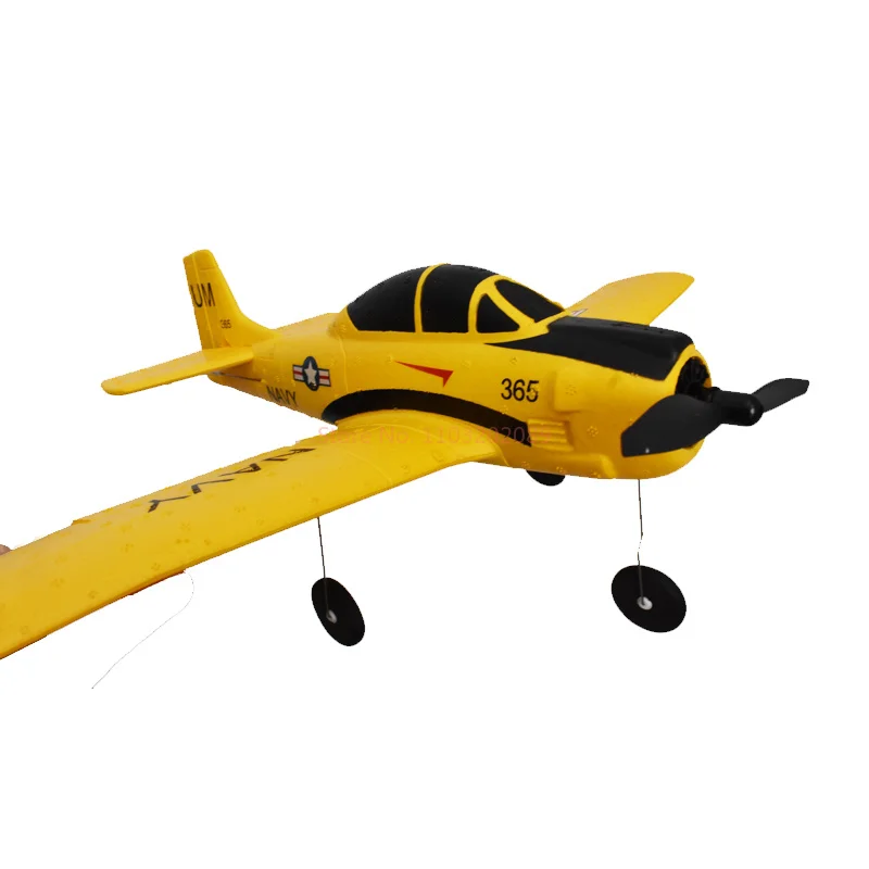 Nuevo Avión eléctrico teledirigido T28 Trojan, modelo de simulación Epp resistente a caídas, modelo de avión de juguete de cuatro canales