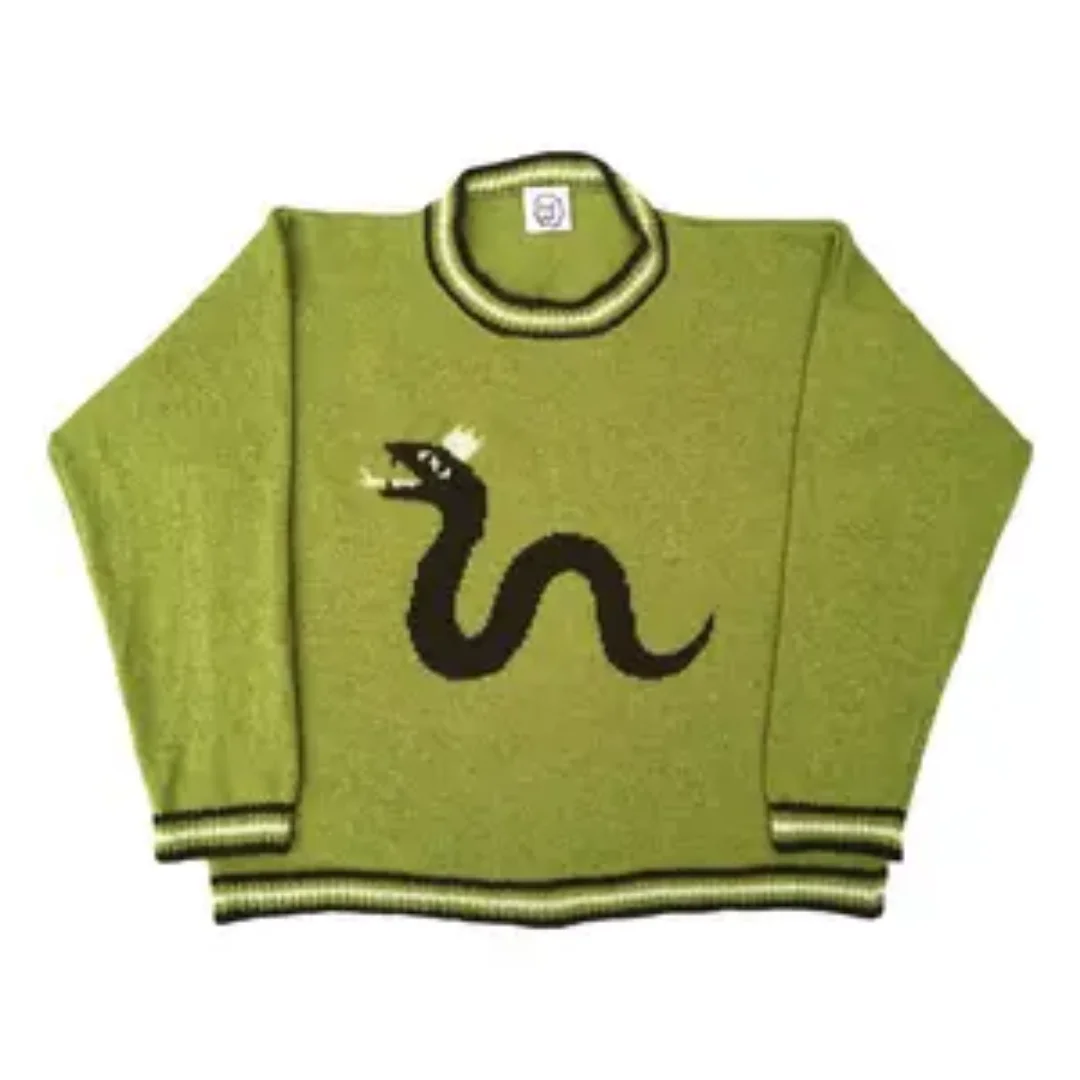 

Женский новый корейский стиль 2026, ленивый вязаный пуловер с длинными рукавами, модный свободный свитер