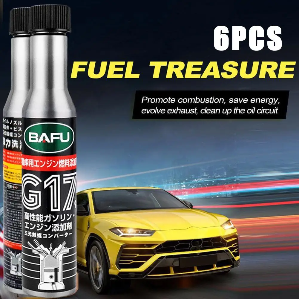 6 Pcs Car Fuel Gasoline Injector Cleaner Gas Oil Additive Deposit In Carbon Engine Ethanol Increase Power Saver Oil Fuel Re S3L9