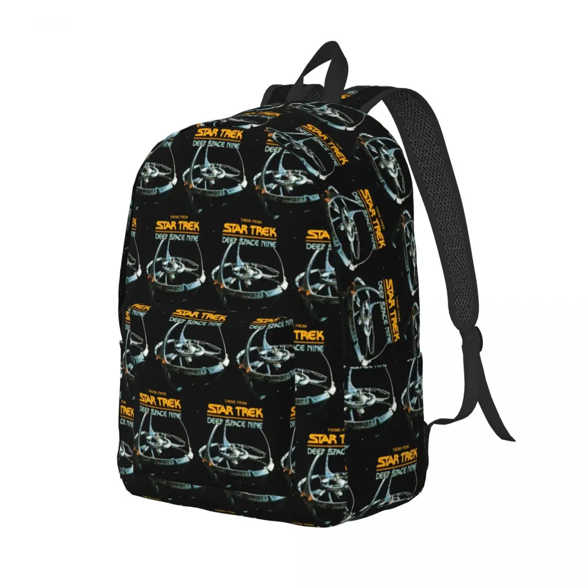 Stars Treks Deep Space Nine Space Station Backpack Daypack Large Capacity Children BookBag School Bag Shoulder Bags Boys Girls