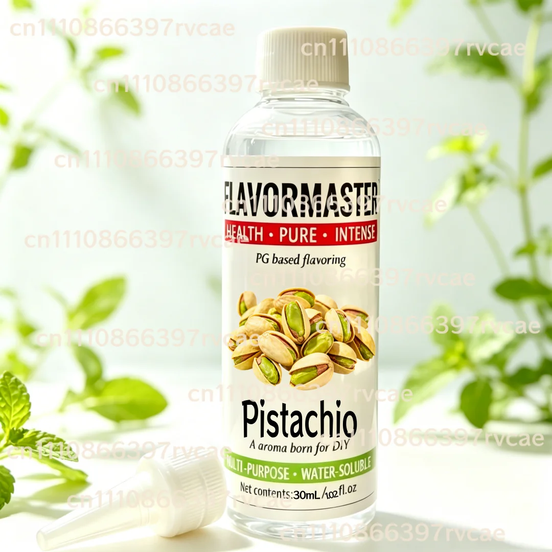 Concentrado de Sabor Líquido de Pistacho Soluble en Agua, Ingredientes Seguros y Estables, Edulcorante con Sabor para Productos de Jugos DIY VP
