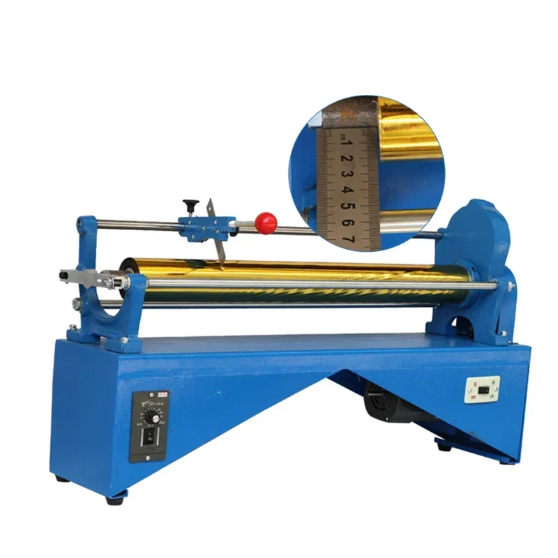 

2025 QG-5 Electric Bronzing Paper Cutting Machine Electromechanical Aluminum Paper Roll Separator Hot Stamping Paper Cutter