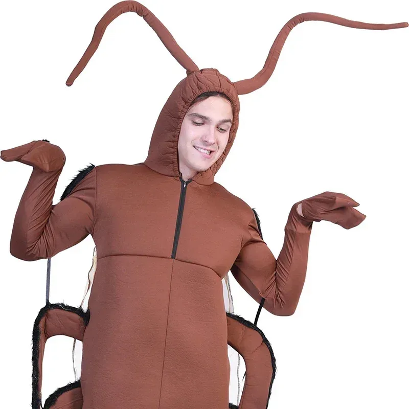 

Lyou 2025 Cosjing Animal Cockroach Cosplay Costume Halloween Funny Christmas Jumpsuit For Adult Kids Stage Performance Carn ★ ★
