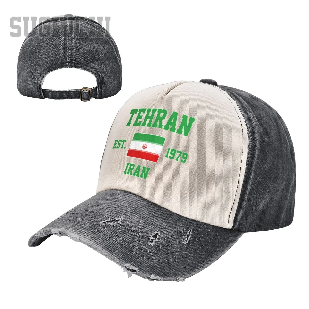 Unisex Baseball mütze Iran est.1979 Teheran Hauptstadt Männer Frauen Vintage Hüte gewaschen Baumwolle Trucker Geschenk