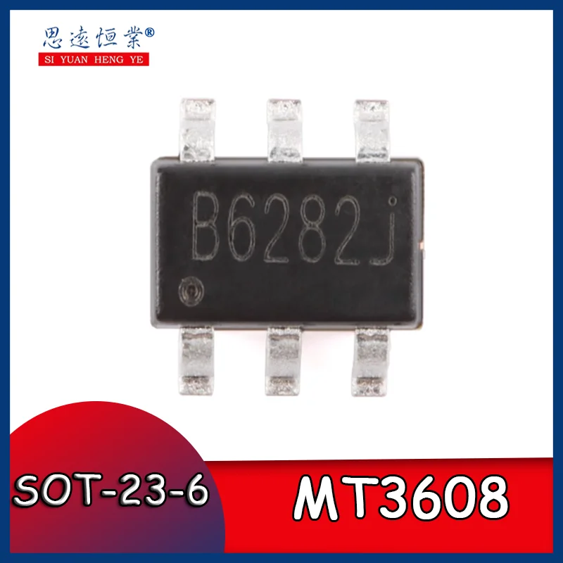 

Original genuine MT3608 SOT-23-6 high-efficiency 1.2MHz 2A boost converter