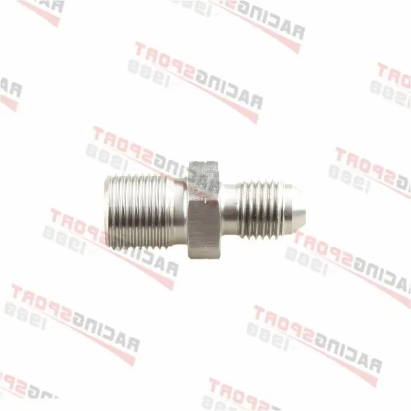 Stainless steel Male -4 AN 4AN AN4 Flare To M10 x 1.0 Metric Straight Fitting