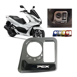 PCX Motorcycle Electric Door Lock Switch Cover Start Button Starter Protection Cap For HONDA PCX125 PCX160 PCX 125 160 2021-2024