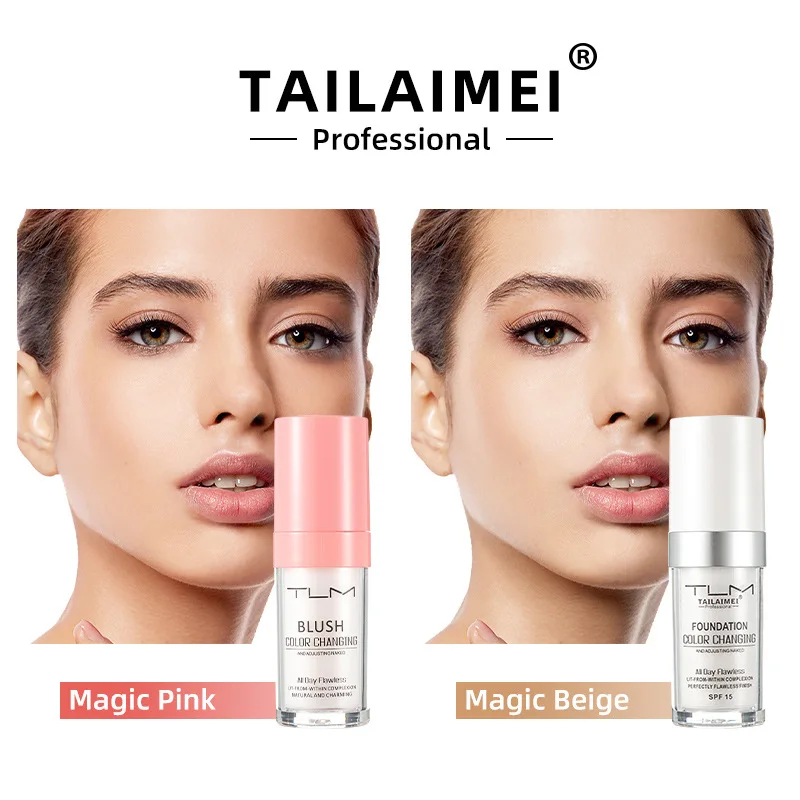 30ML TLM Foundation Magic Color Changing Foundation Liquid Soft Matte Long Lasting Hydrating Makeup Base Cosmetics Wholesale