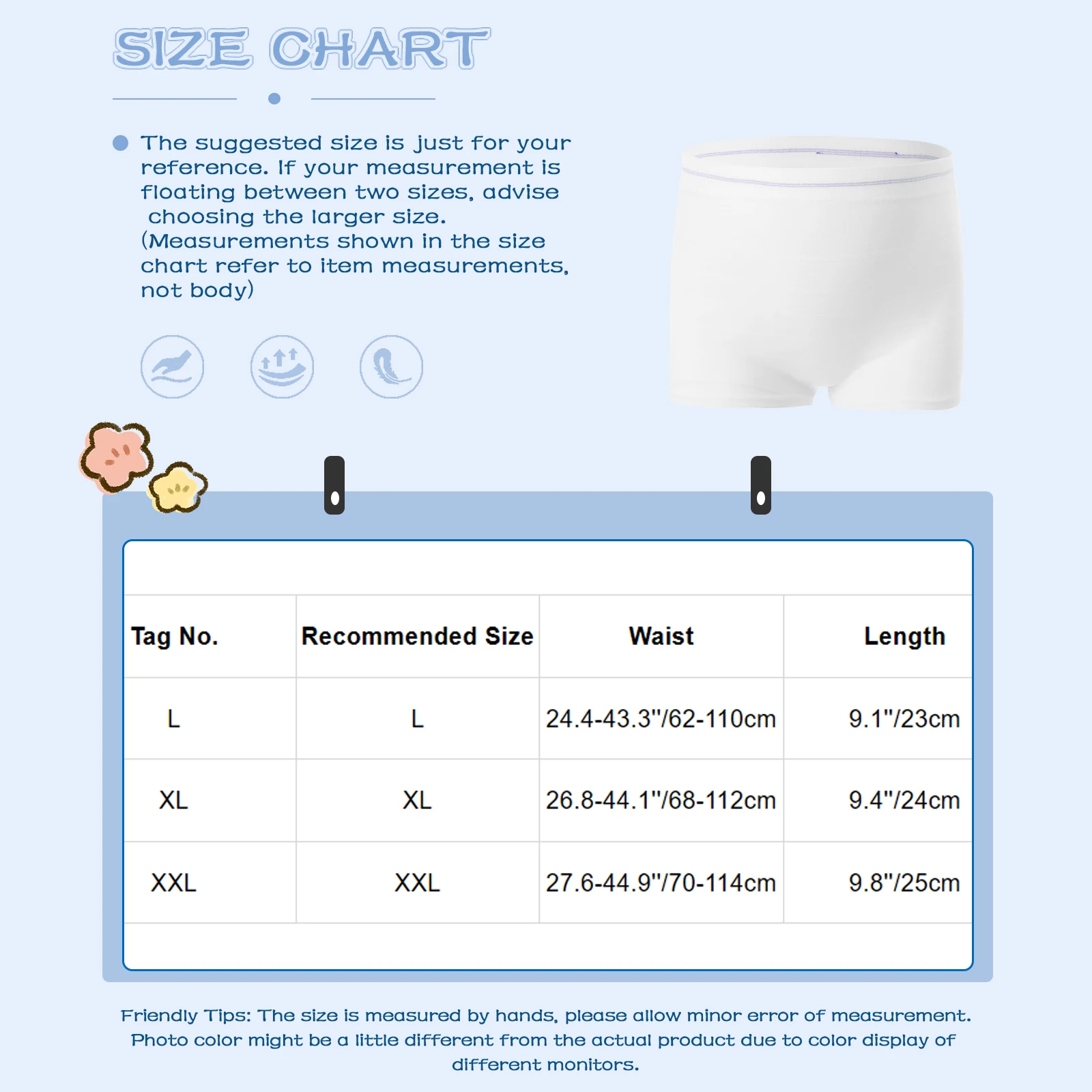 Pregnant Woman Soft Mesh Healthcare Disposable Underpants Incontinence Delivery Underwear Hospital Provide Postpartum Panties