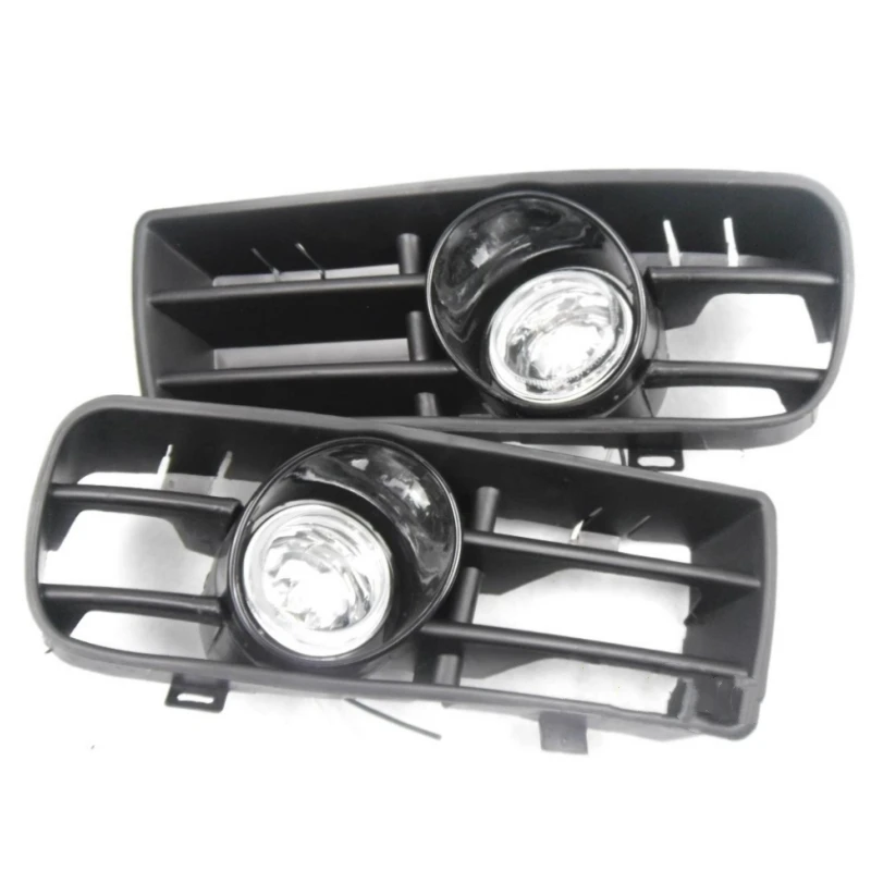 For Volkswagen vw Golf 4 1998-2008 Modified LED Fog Lamp Black Frame Yellow Blue Daytime Running Light