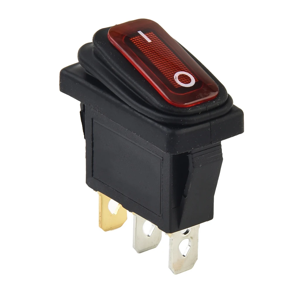 

Кулисный переключатель, практичная отделка инструментов, 15 А, 250 В/20 А, 125 В переменного тока, 3-контактный аксессуар, украшение ВКЛ/ВЫКЛ, пластик со светодиодом