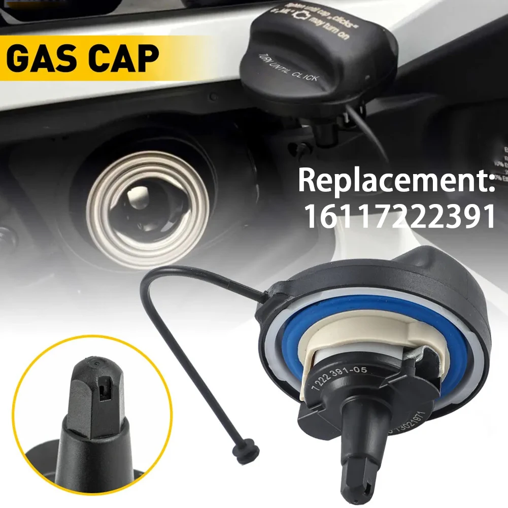 Fuel Gas Tank Filler Cap Cover Replace 16117222391 for 128i 135i 320i 323i 325i 328i 330i 335i 428i Mini Cooper R55 R56