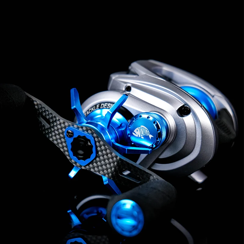 Imagem -05 - Hakai Baitcast Fishing Reels Fórmula d Perfil Baixo Versão Atualizada Leve 171g Fundição Cnc 7.3:1 8.1:1