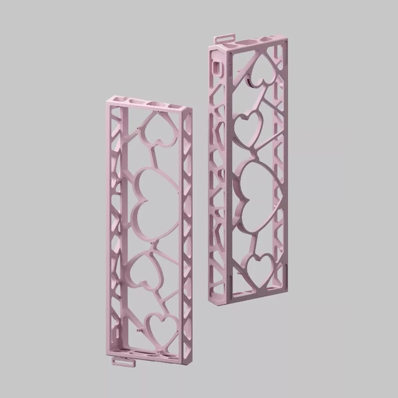 

DX Hollow Aluminum Keyboard Case Shell 60% Layout Custom for WootingHE/GH60/M6pro/Rakka60 DIY Keyboard Shell Accessories Gifts