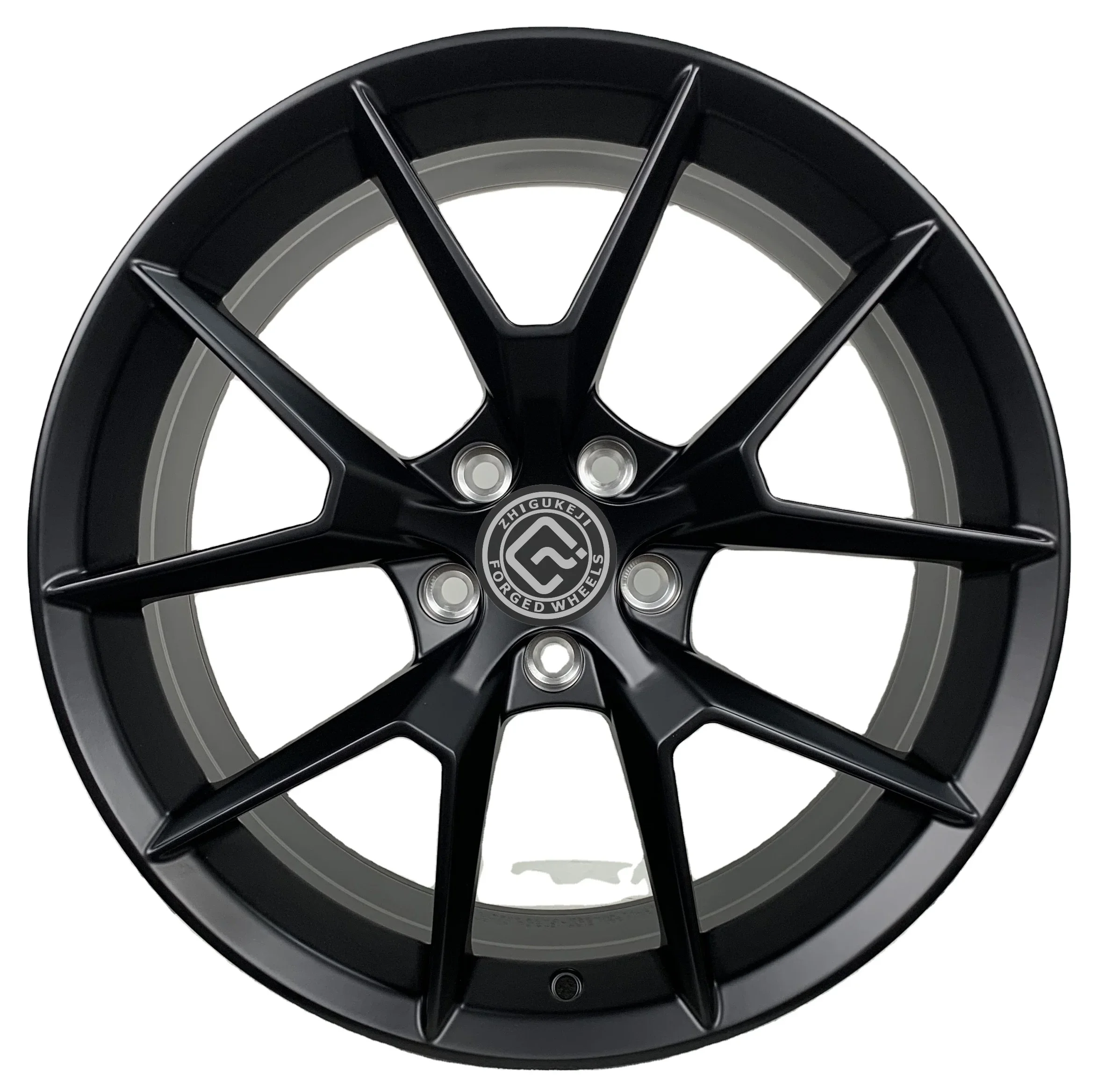 Matte Black 19X8.5 5X114.3 Passenger Car Wheels C.B 64.1 Full Coat