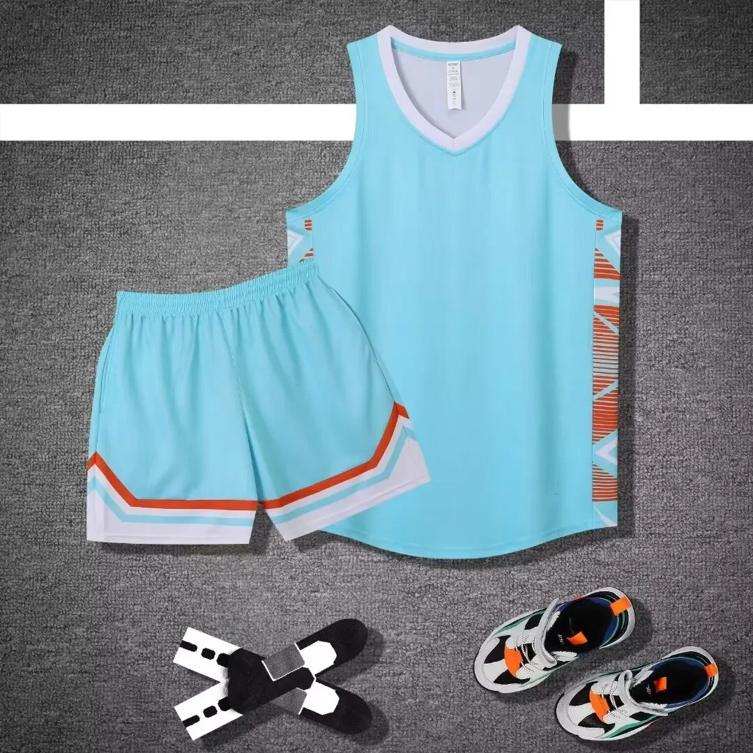 Nuovo 24 25 kit sportivo da uomo Fans maglie da basket uomini e bambini game team manica corta uniforme da allenamento gilet e pantaloncini 1024