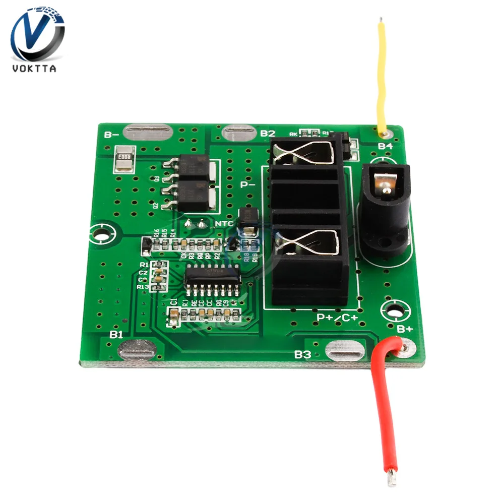 5S 21V Lithium Battery Protection Board 18650 Battery Charging Board Connector PCB Circuit Board BMS Module For Power Tools