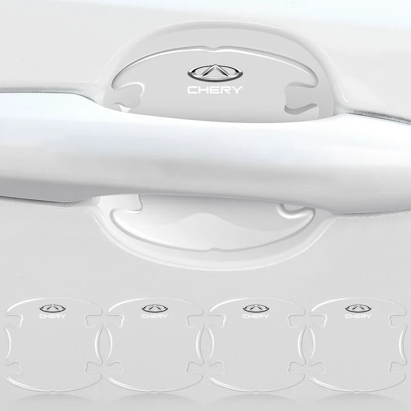 

For Chery A1 A3 A5 TIGGO 2 3 4 5 7 Pro 8 3X A1 QQ Arrizo 4PCS Transparent Car Door Anti-collision Protector Bumper Strip Sticker