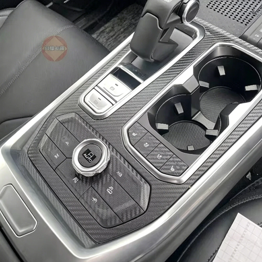 For Tank 400 2024-2025 InteriorCentral Control Panel Door Handle Carbon Fiber Stickers Decals Car Styling Accessorie
