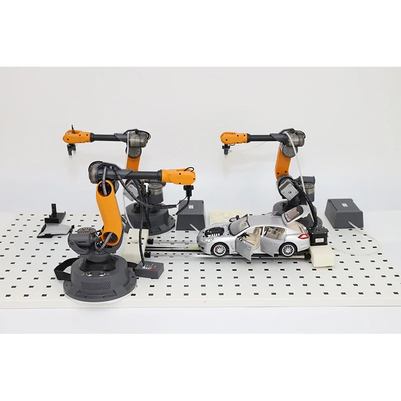 Low cost education equipment collator manipulator 6 axis small remote controlled robot arm