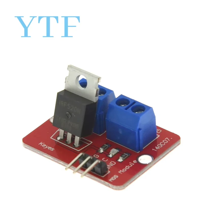 0-24V Top Mosfet Button IRF520 MOS Driver Module For Arduino MCU ARM Raspberry pi