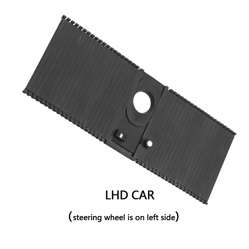 

For Audi A8 D3 S8 2004-2010 4E1713187A Gear Lever Strip Selector Console Blind Dust Shift Slide Cover LHD RHD CAR