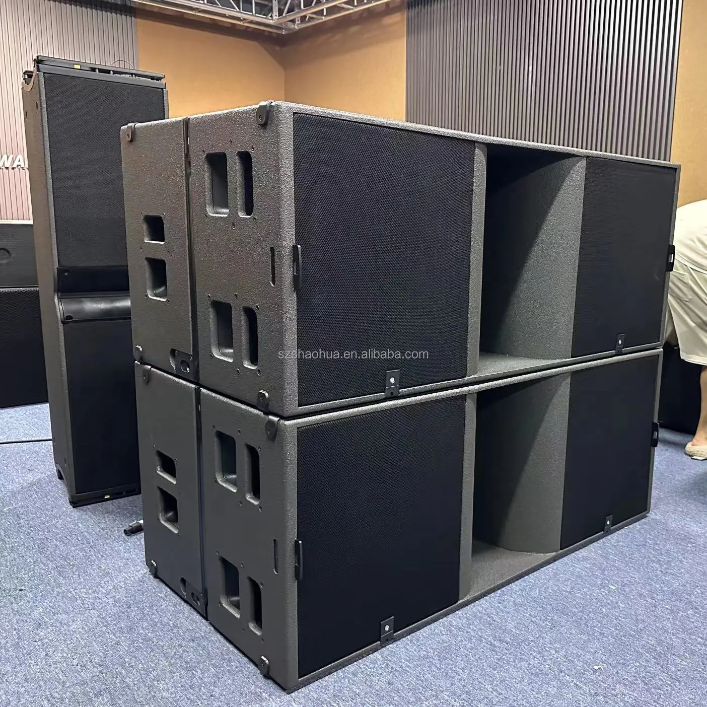 

KS28 Double 18 Inch Subwoofer High Powerful Bass Passive Active/passive Subwoofer for Indoor and Outdoor Performance
