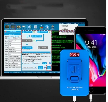 JC P11F P11 Phone NAND BGA110 Programmer for iPhone 8 8P X XR XS MAX NAND Flash for iphone NAND Underlying Data Read Write Tools