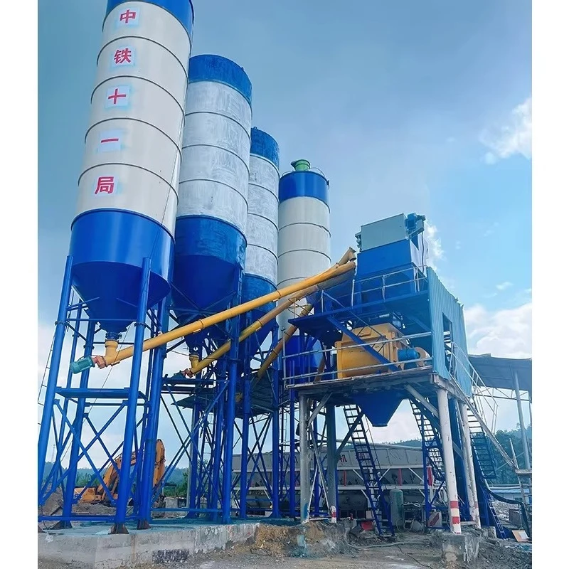 YG Brand 120m³/h Concrete Plant, One-button Operation, Road Project, CE ISO Approved, Factory Support