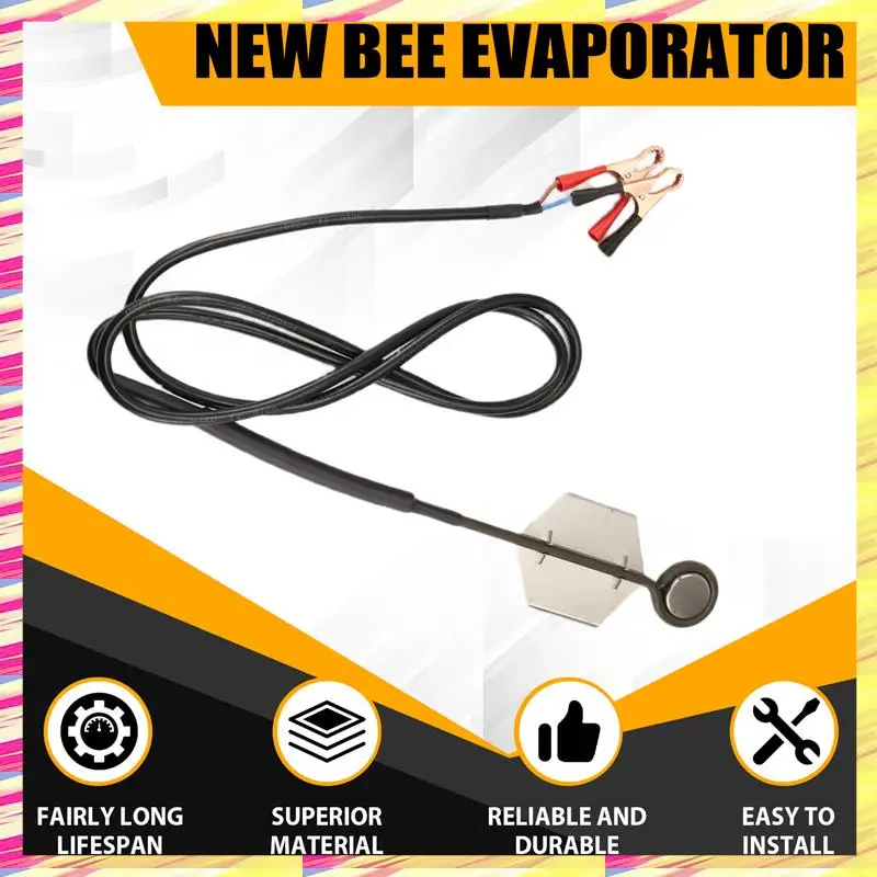 ABJJ Honey Oxalic Acid Evaporator 12V Bee Varroa Treatment Tool Heated Fumigator Atomizer