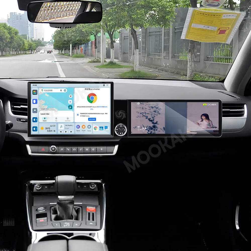 Qualcomm Android Radio For Citroen c5 2008~2018 Dual Screen GPS Multimedia Navigation Car Stereo Receiver player IPS Head Unit