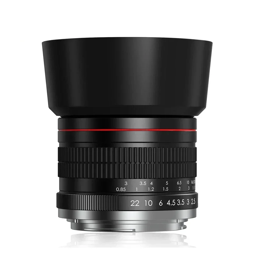 Lightdow フルフレーム 85mm F1.8-22 MF ポートレートレンズ Canon EF
