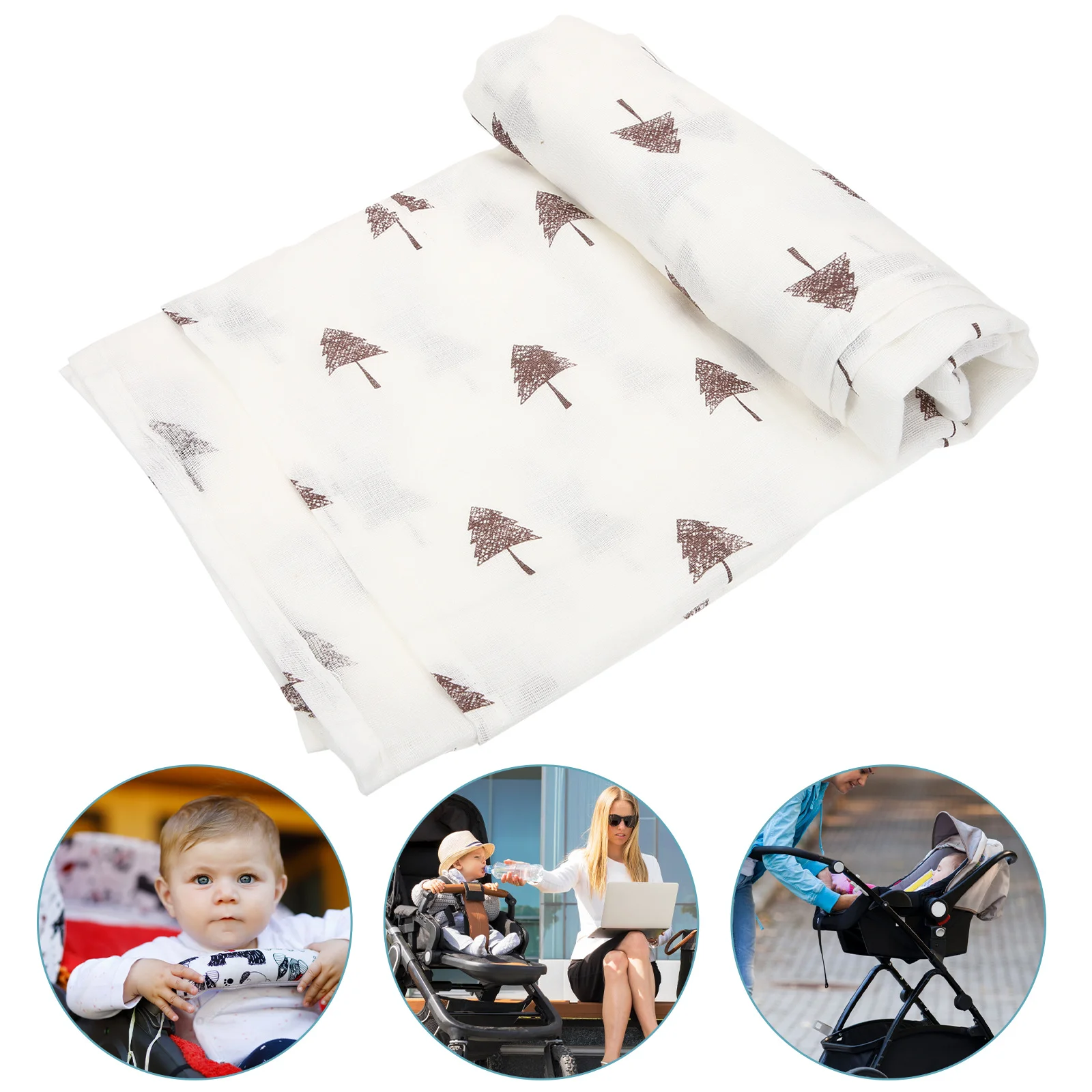 

Cotton Stroller Cover Summer Sunshade Infant car Baby MultiPurpose Lightweight Soft Material Block UV Practical Parenting
