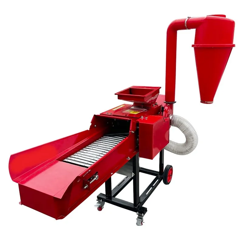 Wet and dry grass chopper Animal feed Silage husk cutter with motor