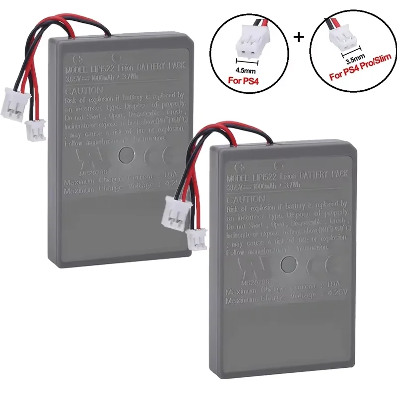 Picture 4: 1000mAh PS4/PS4Pro Battery LIP1522 Dualshock4 V1 V2 Wireless Controller Replace Battery For SONY Playstation GamePad 4 CUH-ZCT2
