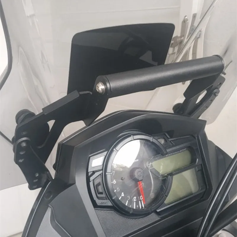 Motorbike For Suzuki V-Strom 650XT VStrom DL650XT 2017-2023 Mobile Phone GPS Plate Bracket Stand Holder Phone Support