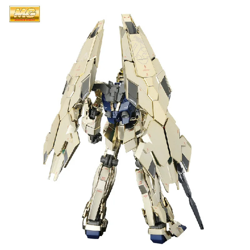 バンダイ ガンダムモデルキット アニメフィギュア ロボット玩具 MG RX-0-03 ユニコーンガンダム03 フェネックス ガンプラ アクションフィギュア おもちゃ 子供向け