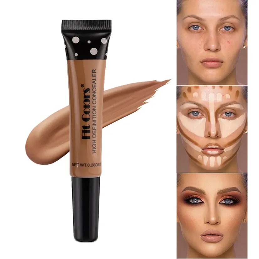 Corrector líquido de cobertura completa, base de crema BB permeable al aire, brillo Natural, maquillaje, ojeras, cosméticos, 8 colores