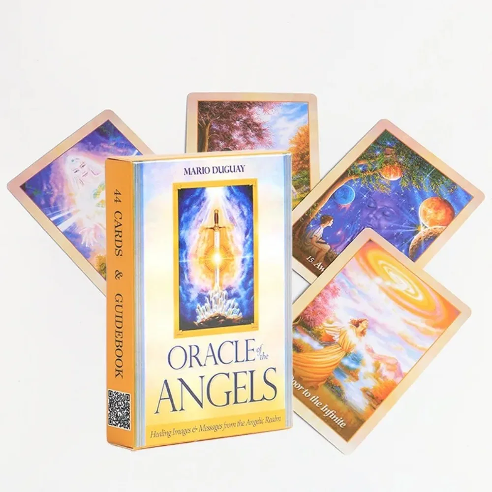 10.4x7.3cm Oracle of The Angels: Healing Messages From The Angelic Realm 44 Pcs Oracle Cards